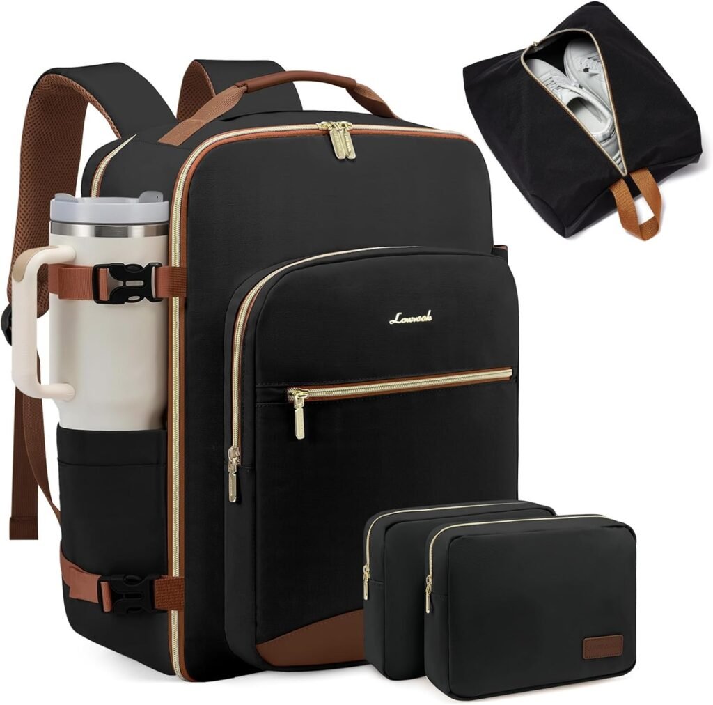 LOVEVOOK 40L Large Travel Backpack Review – TSA-Friendly Carry-On for Men & Women