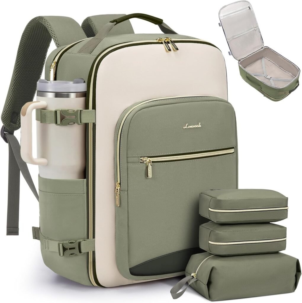 LOVEVOOK 40L Travel Backpack Review – TSA-Friendly Carry-On with Packing Cubes
